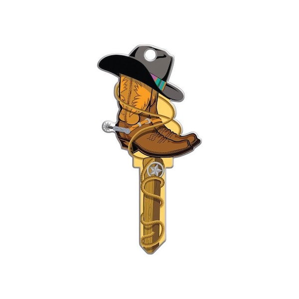 Key Shapes Lucky Line Key Shapes Cowboy House Key Blank 68 SC1 Single For Schlage Locks B132S - main
